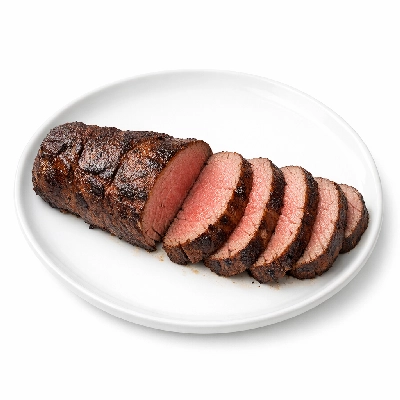 Lamb veal & game new zealand imported tenderloin separable lean only cooked fast fried