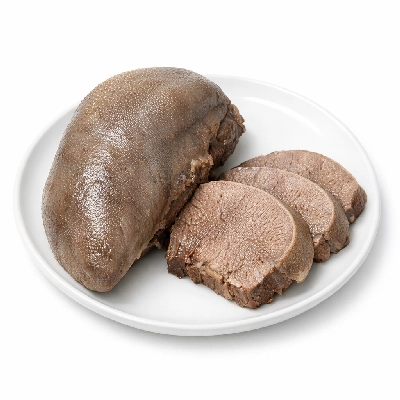 Lamb veal & game new zealand imported tongue swiss cut cooked soaked and simmered