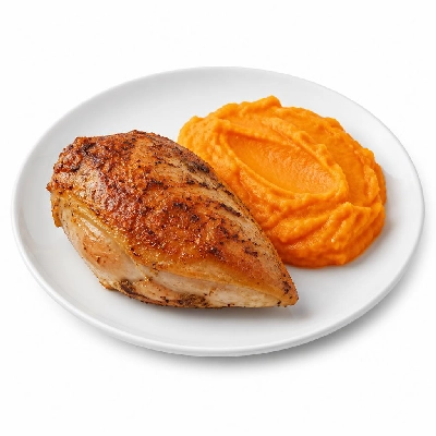 Legal Sea Foods Mains Chicken Half Boneless Mashed Sweet Potato