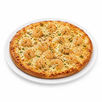 Legal Sea Foods Mains Shrimp Scampi Pizza