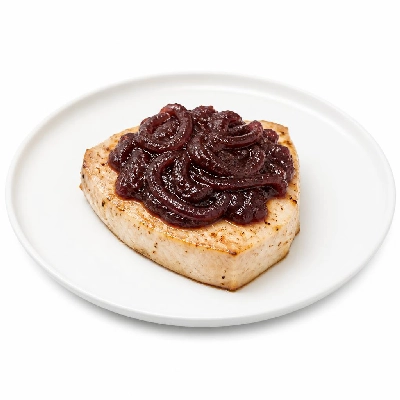 Legal Sea Foods Mains Swordfish Red Onion Jam