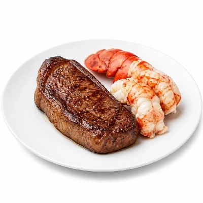 Legal Sea Foods Sirloin with Steamed Lobster No Sides