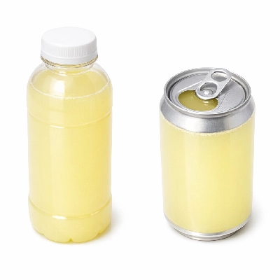Lemon juice canned or bottled