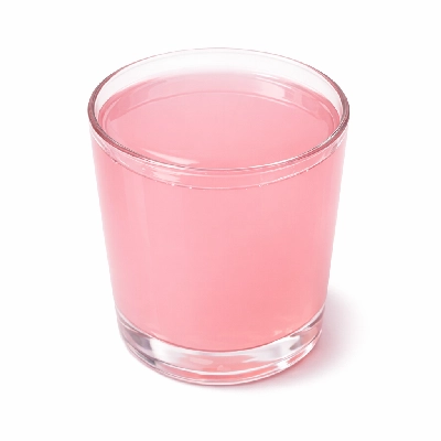 Lemonade frozen concentrate pink prepared with water