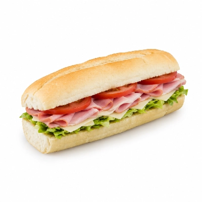 Lennys Grill & Subs Deli Sandwiches 10 Inch Classic White