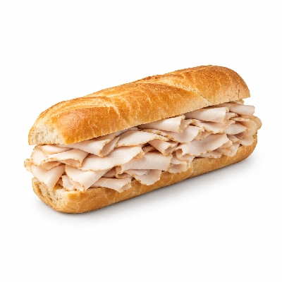 Lennys Grill & Subs Deli Sandwiches 10 Inch Mile High Turkey Extra Meat