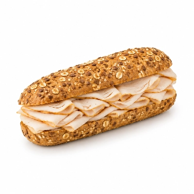 Lennys Grill & Subs Deli Sandwiches 10 Inch Mile High Turkey Multigrain