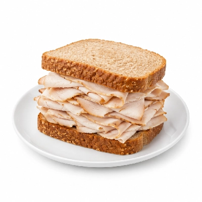 Lennys Grill & Subs Deli Sandwiches 10 Inch Mile High Turkey Wheat