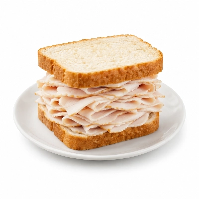 Lennys Grill & Subs Deli Sandwiches 10 Inch Mile High Turkey White