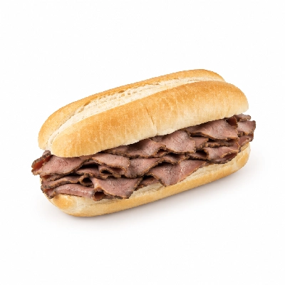 Lennys Grill & Subs Deli Sandwiches 10 Inch Roast Beef White