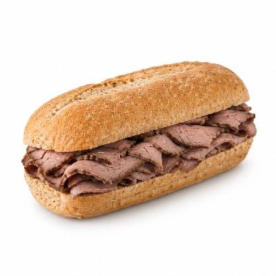 Lennys Grill & Subs Deli Sandwiches 15 Inch Roast Beef Wheat