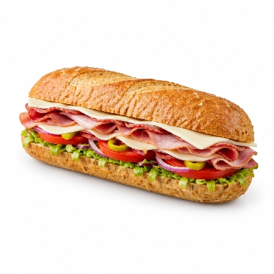 Lennys Grill & Subs Deli Sandwiches 15 Inch The Italian Wheat