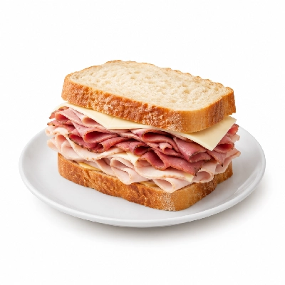 Lennys Grill & Subs Deli Sandwiches 5 Inch American Club Extra Meat