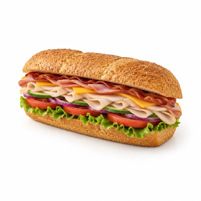 Lennys Grill & Subs Deli Sandwiches 5 Inch American Club Wheat