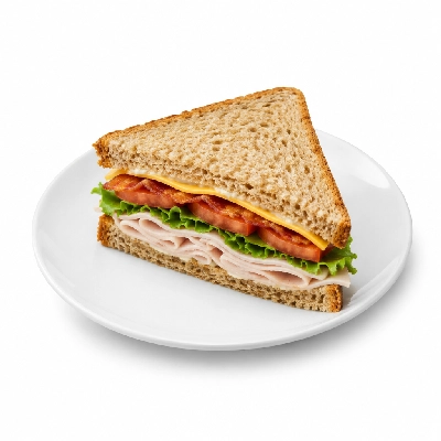 Lennys Grill & Subs Deli Sandwiches 5 Inch Deluxe Club Wheat