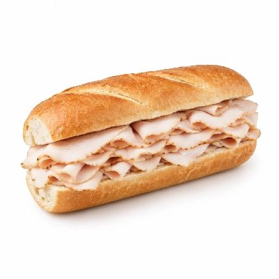 Lennys Grill & Subs Deli Sandwiches 5 Inch Mile High Turkey Extra Meat