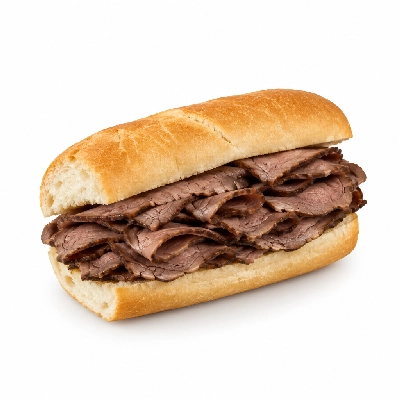 Lennys Grill & Subs Deli Sandwiches 5 Inch Roast Beef Extra Meat