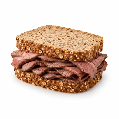 Lennys Grill & Subs Deli Sandwiches 5 Inch Roast Beef Multigrain