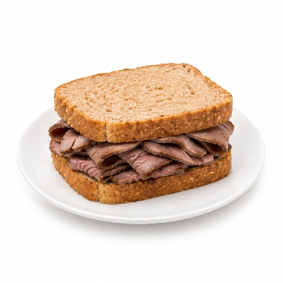 Lennys Grill & Subs Deli Sandwiches 5 Inch Roast Beef Wheat