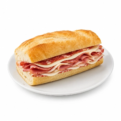 Lennys Grill & Subs Deli Sandwiches 5 Inch The Italian White