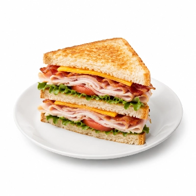 Lennys Grill & Subs Deli Sandwiches 7.5 Inch American Club Extra Meat