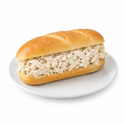 Lennys Grill & Subs Deli Sandwiches 7.5 Inch Chicken Salad Extra Meat