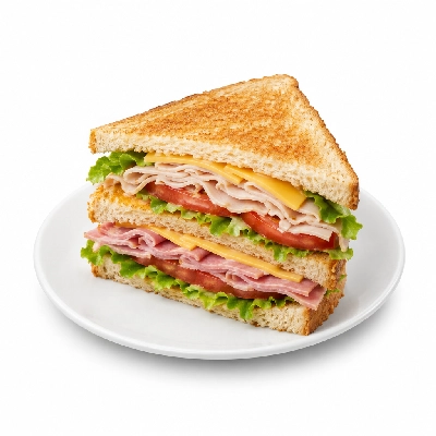 Lennys Grill & Subs Deli Sandwiches 7.5 Inch Deluxe Club Extra Meat