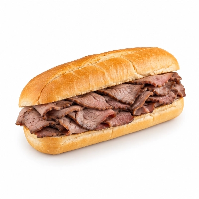 Lennys Grill & Subs Deli Sandwiches 7.5 Inch Roast Beef Extra Meat