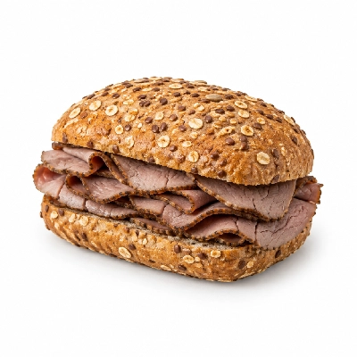 Lennys Grill & Subs Deli Sandwiches 7.5 Inch Roast Beef Multigrain