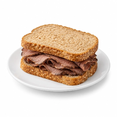 Lennys Grill & Subs Deli Sandwiches 7.5 Inch Roast Beef Wheat