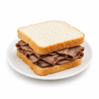 Lennys Grill & Subs Deli Sandwiches 7.5 Inch Roast Beef White