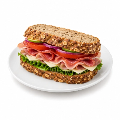 Lennys Grill & Subs Deli Sandwiches 7.5 Inch The Italian Multigrain