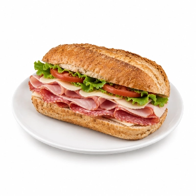 Lennys Grill & Subs Deli Sandwiches 7.5 Inch The Italian Wheat