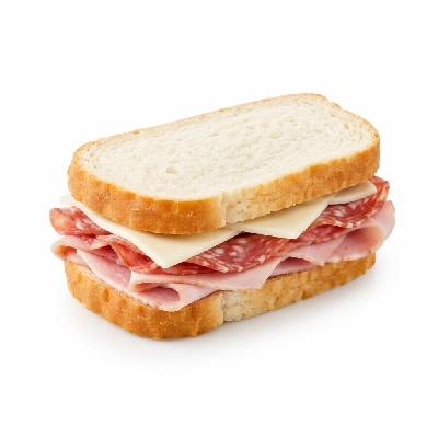 Lennys Grill & Subs Deli Sandwiches 7.5 Inch The Italian White