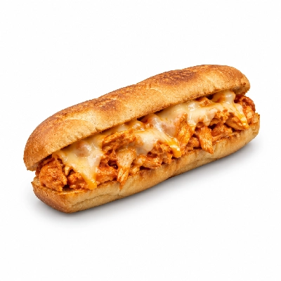 Lennys Grill & Subs Grilled Sandwiches 10 Inch Buffalo Chicken Philly Extra Meat