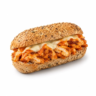 Lennys Grill & Subs Grilled Sandwiches 10 Inch Buffalo Chicken Philly Multigrain