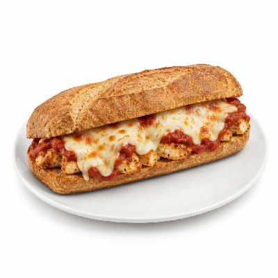 Lennys Grill & Subs Grilled Sandwiches 10 Inch Chicken Parm Philly Wheat