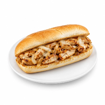 Lennys Grill & Subs Grilled Sandwiches 10 Inch Chicken Philly White