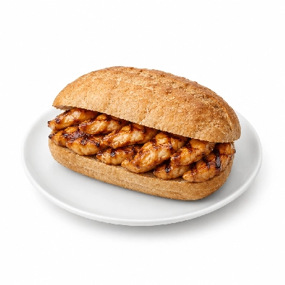 Lennys Grill & Subs Grilled Sandwiches 10 Inch Chicken Teriyaki Philly Wheat
