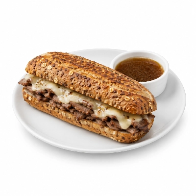 Lennys Grill & Subs Grilled Sandwiches 10 Inch French Dip Multigrain