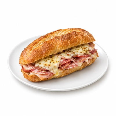 Lennys Grill & Subs Grilled Sandwiches 10 Inch Hot Italian Extra Meat