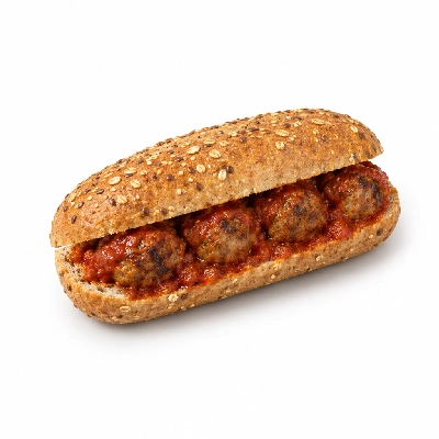 Lennys Grill & Subs Grilled Sandwiches 10 Inch Meatball Multigrain