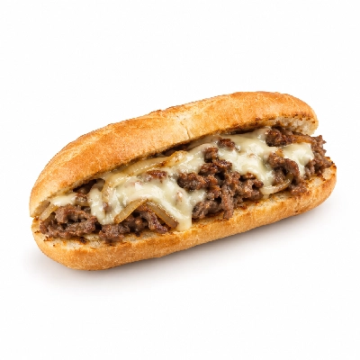 Lennys Grill & Subs Grilled Sandwiches 10 Inch Philly Cheesesteak Extra Meat