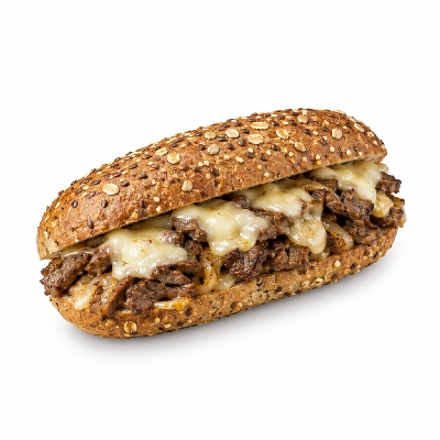 Lennys Grill & Subs Grilled Sandwiches 10 Inch Philly Cheesesteak Multigrain