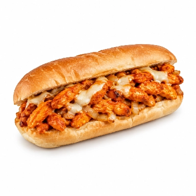 Lennys Grill & Subs Grilled Sandwiches 15 Inch Buffalo Chicken Philly Extra Meat