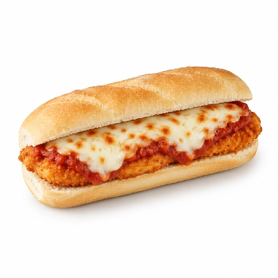 Lennys Grill & Subs Grilled Sandwiches 15 Inch Chicken Parm Philly White
