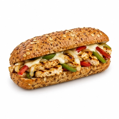 Lennys Grill & Subs Grilled Sandwiches 15 Inch Chicken Philly Multigrain