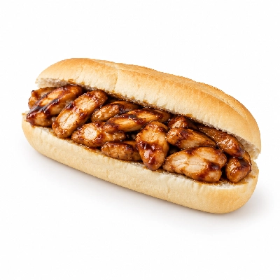 Lennys Grill & Subs Grilled Sandwiches 15 Inch Chicken Teriyaki Philly White