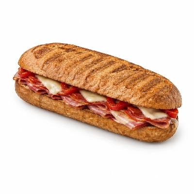 Lennys Grill & Subs Grilled Sandwiches 15 Inch Hot Italian Wheat