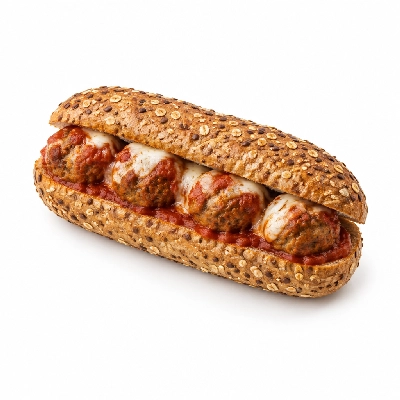 Lennys Grill & Subs Grilled Sandwiches 15 Inch Meatball Multigrain